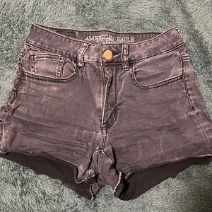 american eagle super super stretch shorts